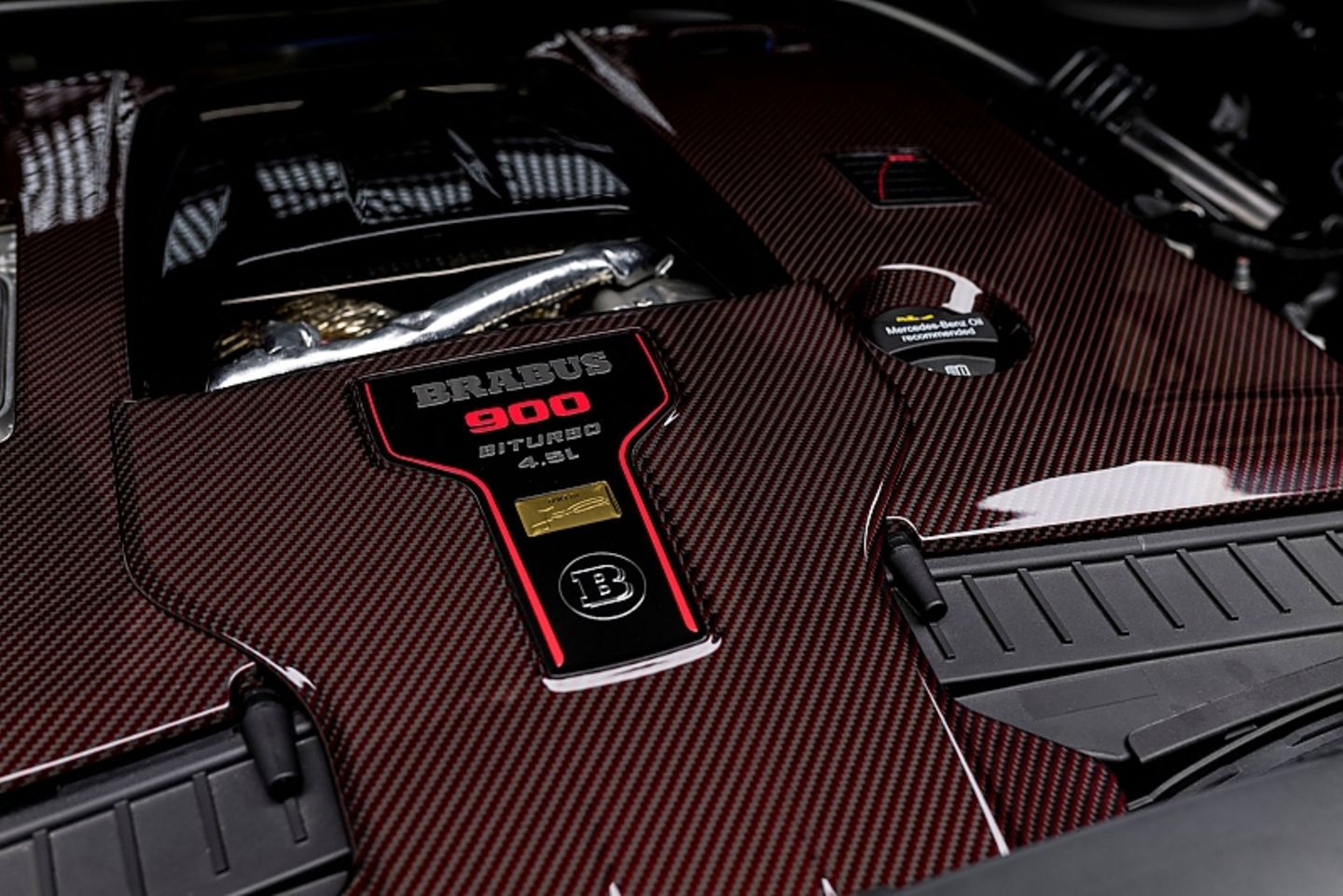 Der V8 im Brabus 900 Rocket Edition leistet 900 PS