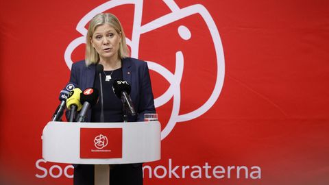 Die schwedische Ministerpräsidentin Magdalena Andersson