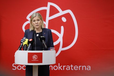 Die schwedische Ministerpräsidentin Magdalena Andersson