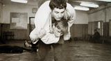 Wladimir Putin als Schüler beim Judo-Training