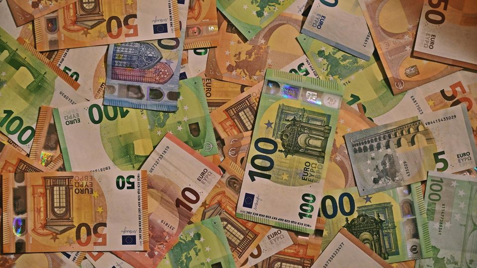 Ein Haufen Euro-Scheine