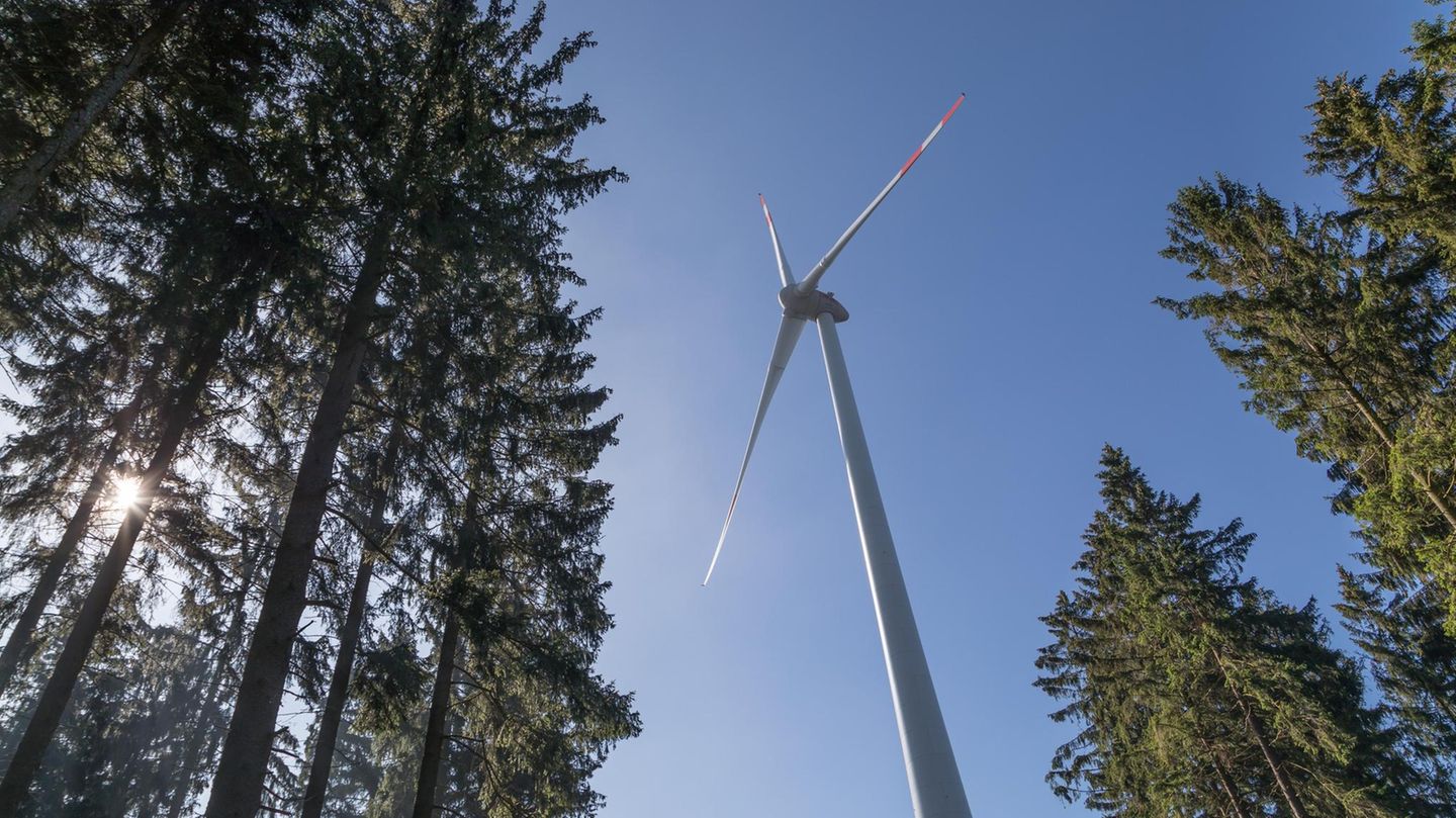 Windrad im hessischen Großalmerode Windrad im hessischen Großalmerode