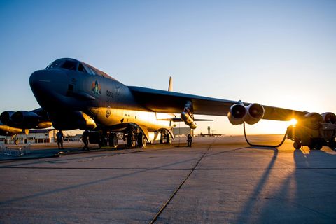 Oldie der Lüfte: eine B-52H Stratofortress.
