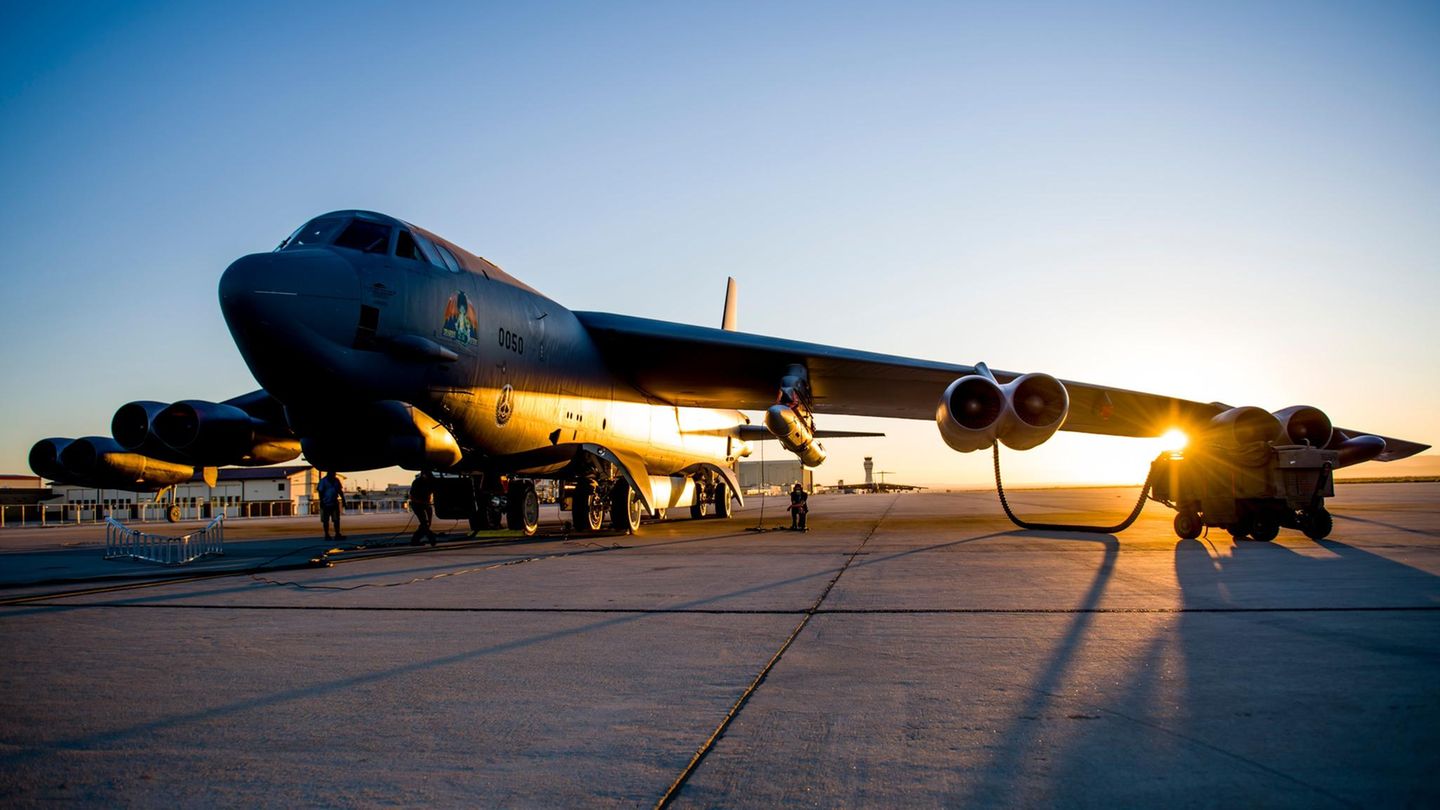 Oldie der Lüfte: eine B-52H Stratofortress.