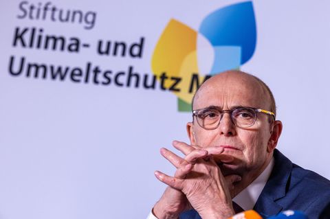 Erwin Sellering (SPD), frühere Ministerpräsident von Mecklenburg-Vorpommern und Vorstandsvorsitzender der Klimastiftung MV