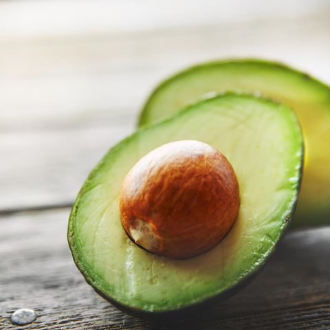 Aufgeschnittene Avocado