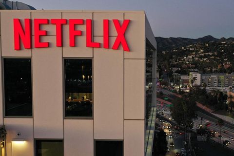 Der Sitz von Netflix in Hollywood in Kalifornien