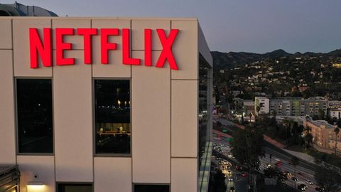 Der Sitz von Netflix in Hollywood in Kalifornien