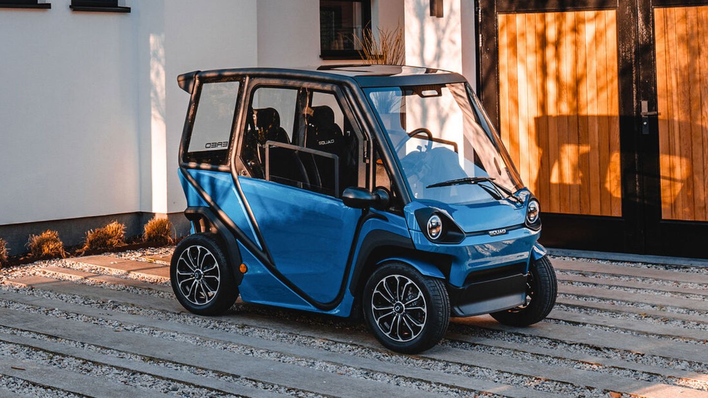 Squad Auto – This micro car from Holland is cheap and self-decharges in the sun