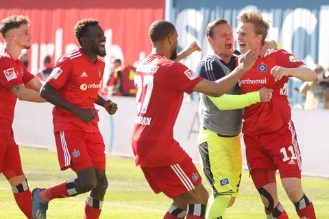 Der HSV will über die Relegation aufsteigen, die Chancen stehen aber statistisch betrachtet nicht gut