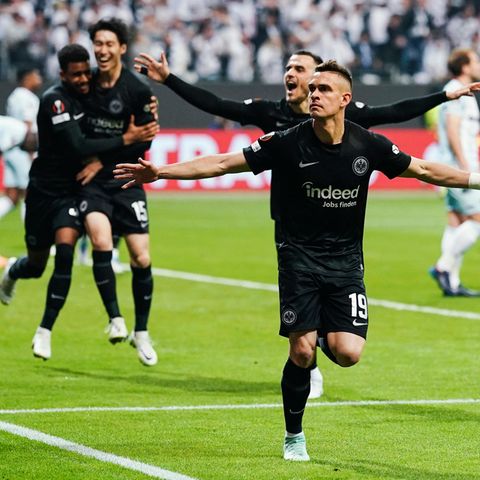 Das Europa League Finale zwischen Eintracht Frankfurt und Glasgow Rangers