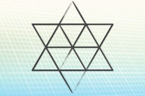 Frage aus IQ-Test: Wie viele Dreiecke sind in diesem Stern?