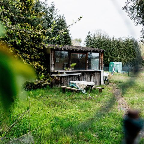 Frenkes Laube in seiner Gartenanlage