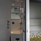 Dusche im Zug