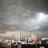 Über Düsseldorf zieht ein Unwetter auf