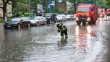 Starker regen in Hamburg