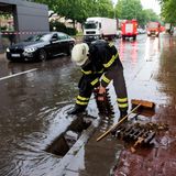Volle Straßen in Hamburg
