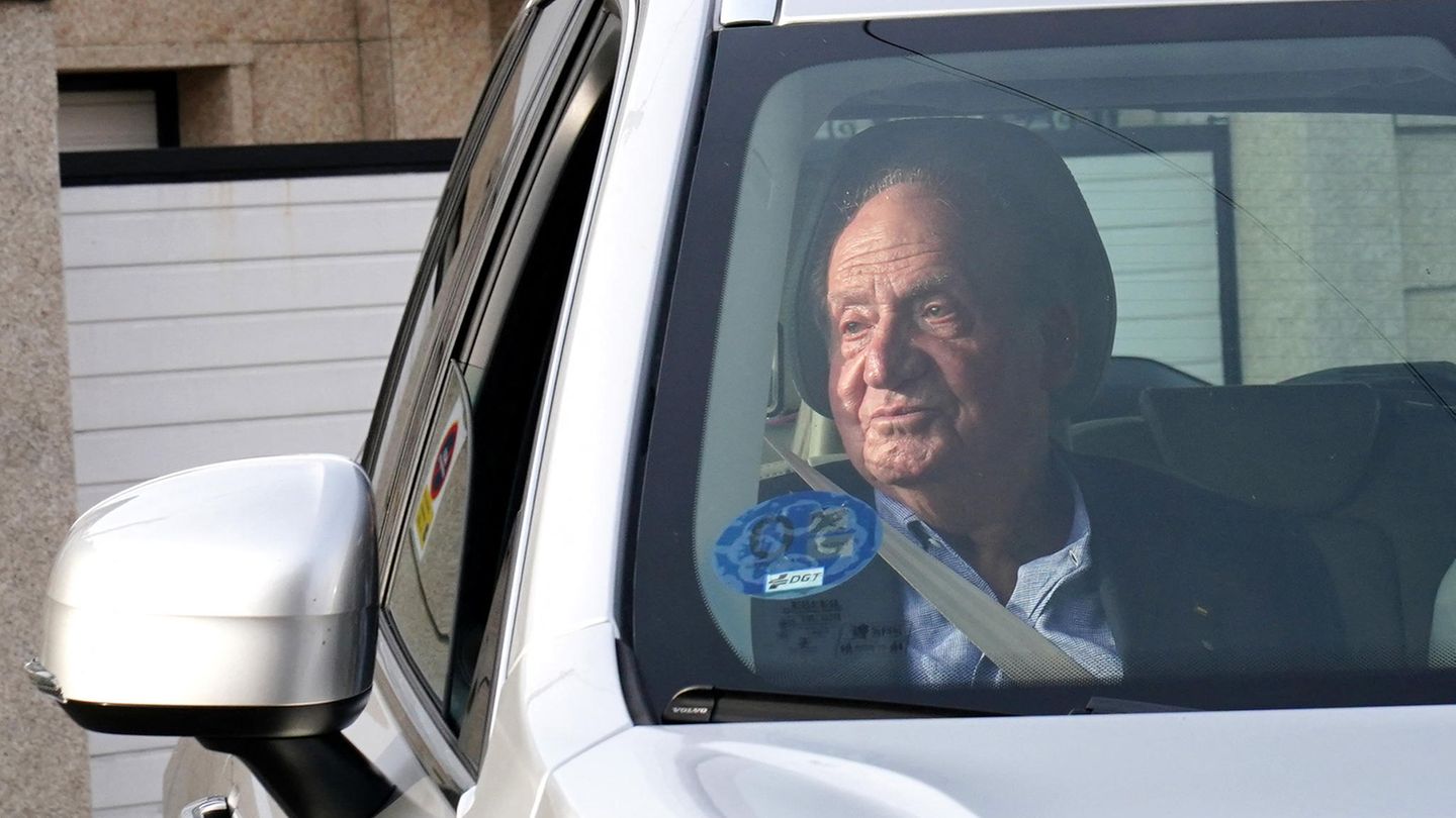 Juan Carlos von Spanien ist das erste Mal in knapp zwei Jahren in seinem Heimatland