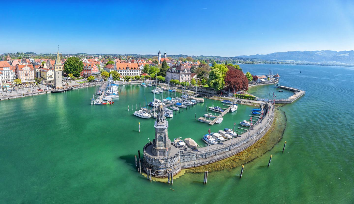 The port of the small town of Lindau