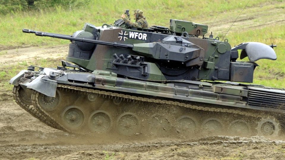 Sie sollen bald in die Ukraine kommen: Deutsche Panzer vom Typ "Gepard"