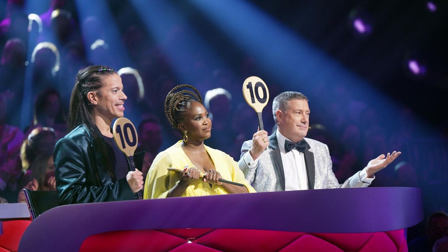 Jorge Gonzalez, Motsy Mabuse und Joachim Llambi bei Let's Dance Jorge Gonzalez, Motsy Mabuse und Joachim Llambi bei Let's Dance