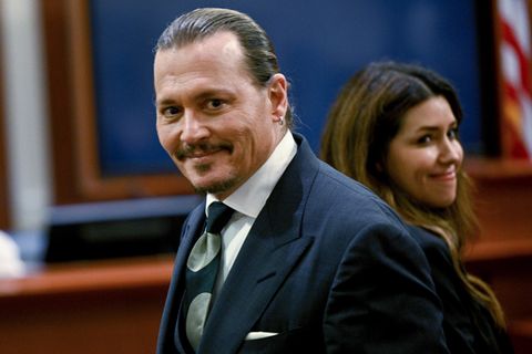 Johnny Depp und Camille Vasquez