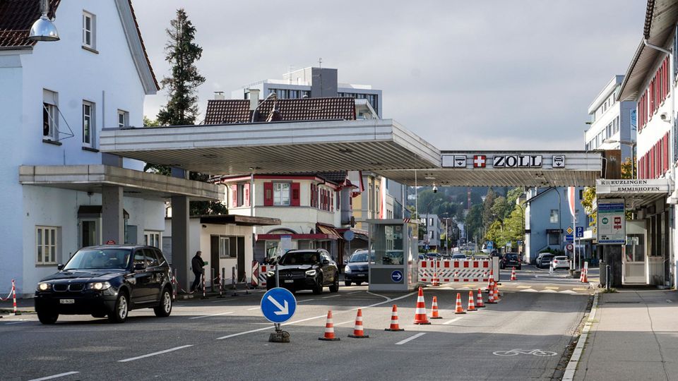 Grenzübergang zwischen Konstanz und Kreuzlingen