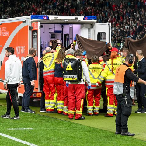 Nach dem Elfmeterschießen musste eine Person im Berliner Olympiastadion medizinisch versorgt werden