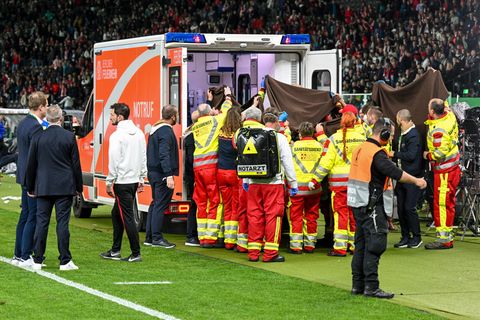 Nach dem Elfmeterschießen musste eine Person im Berliner Olympiastadion medizinisch versorgt werden