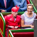 Königin Margrethe von Dänemark beim Besuch des Freizeitparks Tivoli