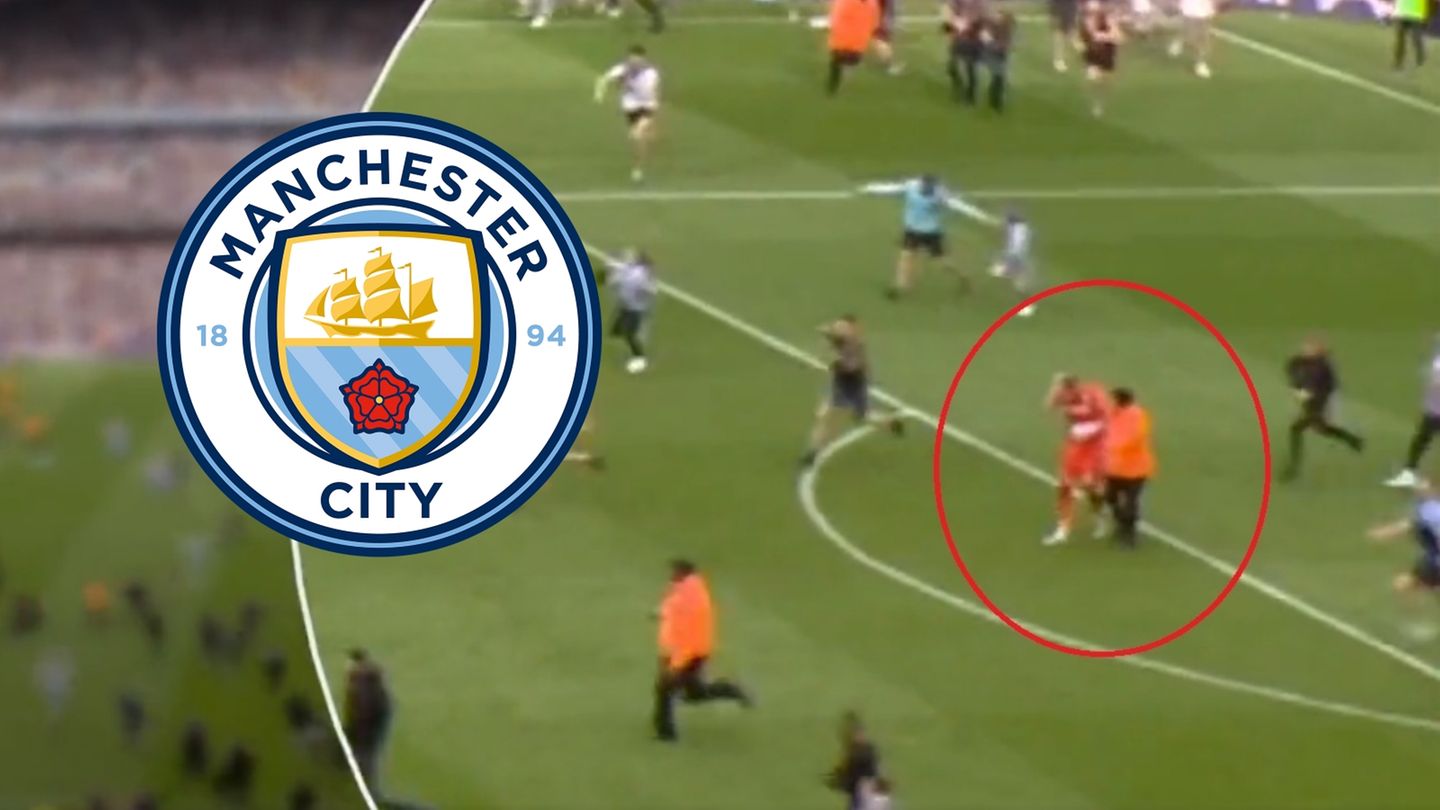 Manchester City: Villa-Keeper Robin Olsen bei Platzsturm tätlich angegriffen