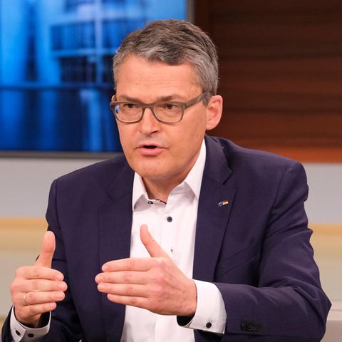 Roderich Kiesewetter bei der Aufzeichnung von "Anne Will" am Sonntag