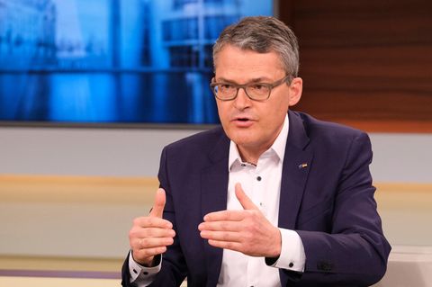 Roderich Kiesewetter bei der Aufzeichnung von "Anne Will" am Sonntag