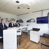 VW Versorgung Task Force Ukraine (v.l.n.r. Martin Fries, Murat 
Aksel, Geng Wu