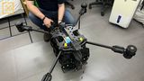 Mit ihren fast  50 Kilogramm muss die Drohne in einem Kfz bewegt werden.