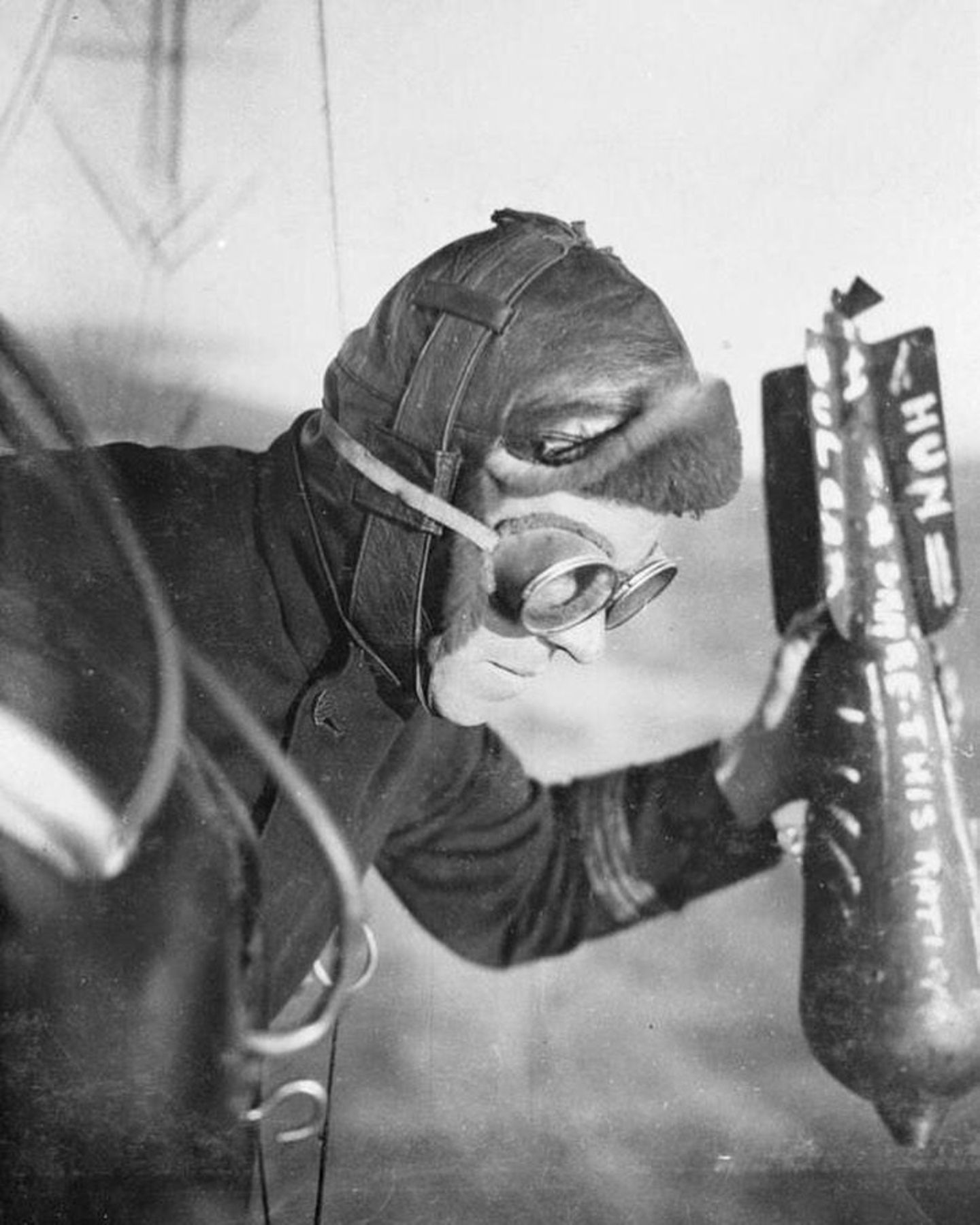 So wurden Bombem im Ersten Weltkrieg abgeworfen.