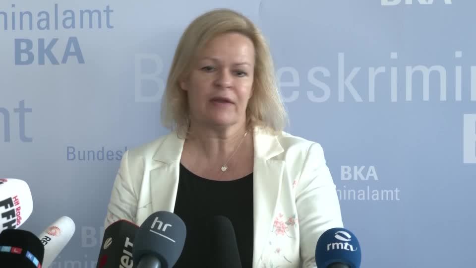 Video: Faeser: "Bin mit voller Kraft Innenministerin"