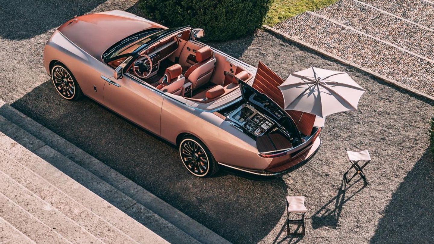 Rolls-Royce Boat Tail Luftaufnahme