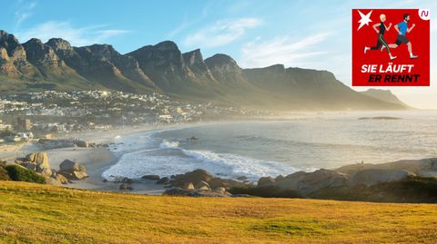 Blick auf eine Küste in Südafrika