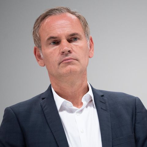 Oliver Blume, Vorstandsvorsitzender der Porsche AG, während einer Pressekonferenz 2020