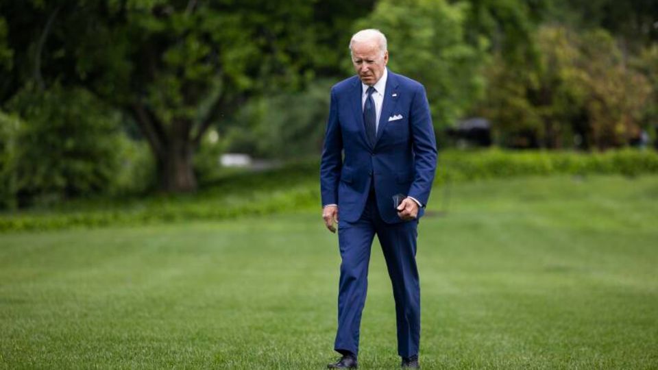 Washington, USA: Joe Biden vor seiner Ansprache an die Nation