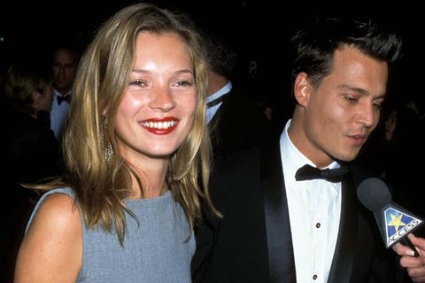 Kate Moss und Johnny Depp in den Neunzigern