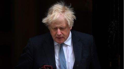 Britischer Premierminister Boris Johnson entschuldigt sich für "Partygate"