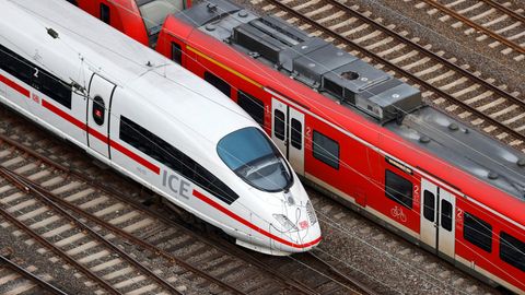 9-Euro-Ticket: Züge der Deutschen Bahn