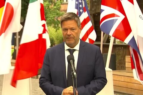 Video: Habeck setzt auf Vorreiterrolle der G7-Staaten bei Kohle-Ausstieg