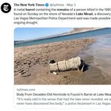 Lake Mead Leiche Fass