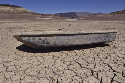 Lake Mead Wrack von Schiff