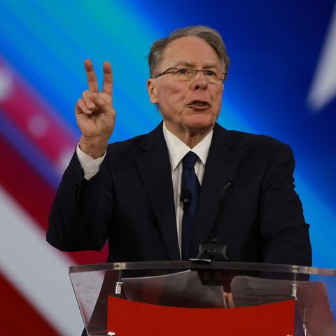 NRA-Chef Wayne LaPierre am Rednerpult