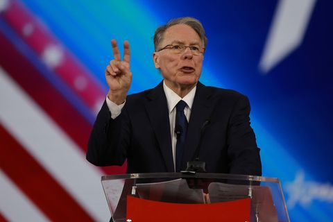 NRA-Chef Wayne LaPierre am Rednerpult