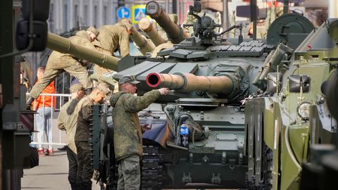 Russische truppen nutzen veraltete Geräte